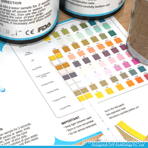 Water Test Kit 9 Parameters drinking water test strip test kit for liquid Supplier